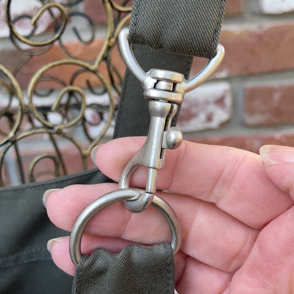 EUC Vintage Olive Green Overall Maxi Dress 90’s Lagenlook Size S - Picture 2 of 12